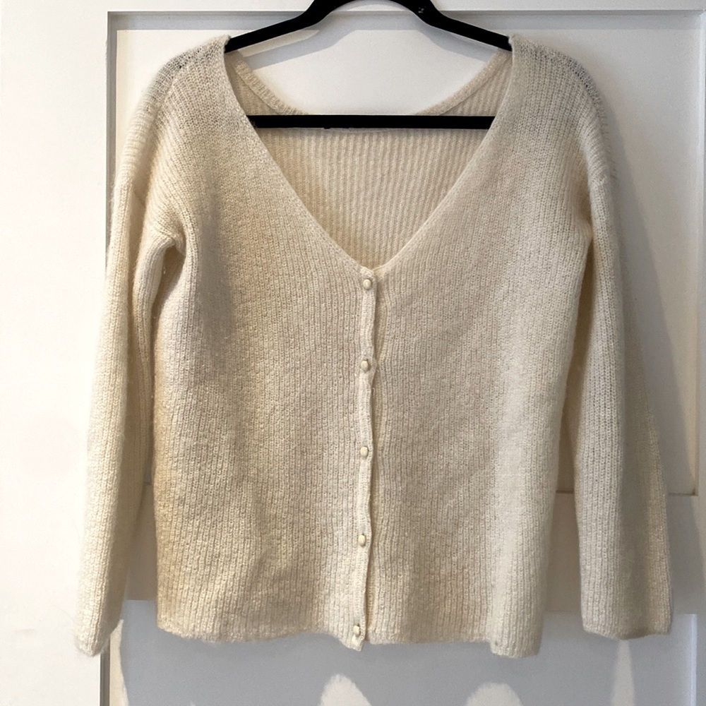Sezane - Barry Cardigan ecru XS